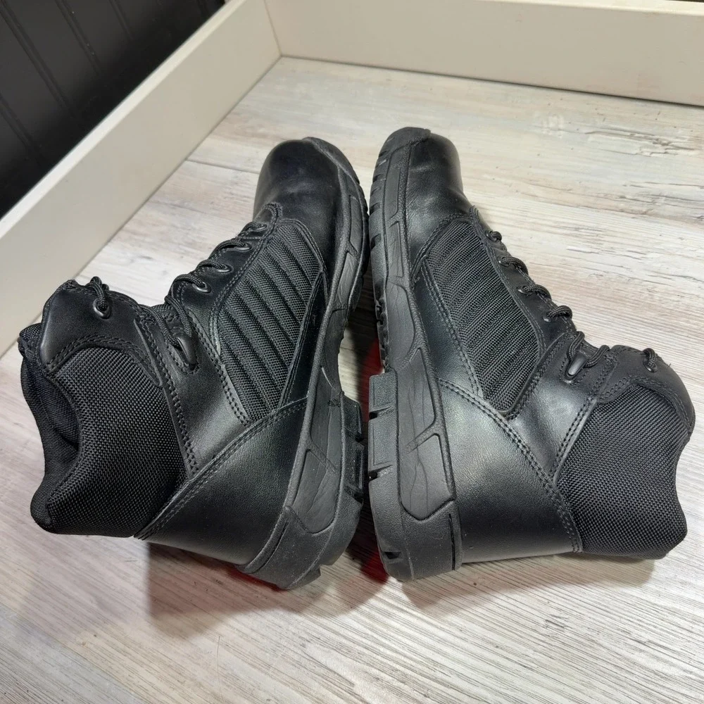 Bates Tactical Sport 2 Mid E03160 Boots Men US 11M Black Leather Combat Military